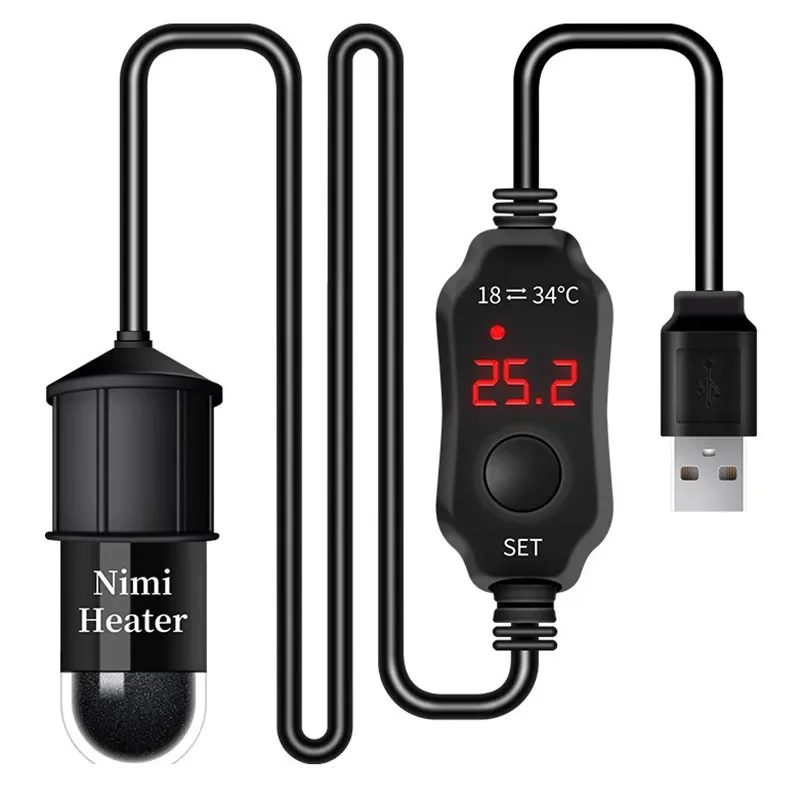 Marine Aquarium Mini - Calentador Universal Mini para Acuario, Calentador