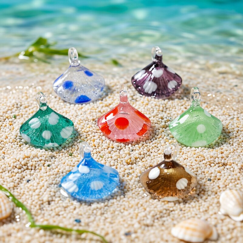 Aquarium Marine Color - Colgante de Cristal con Forma de