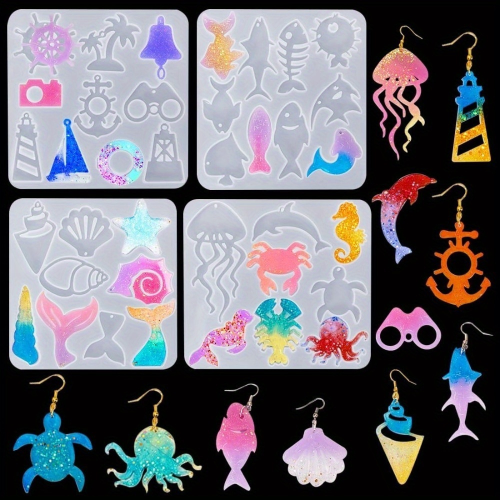El set de moldes para pendient - Aquarium Marine Fishes reseña y precio