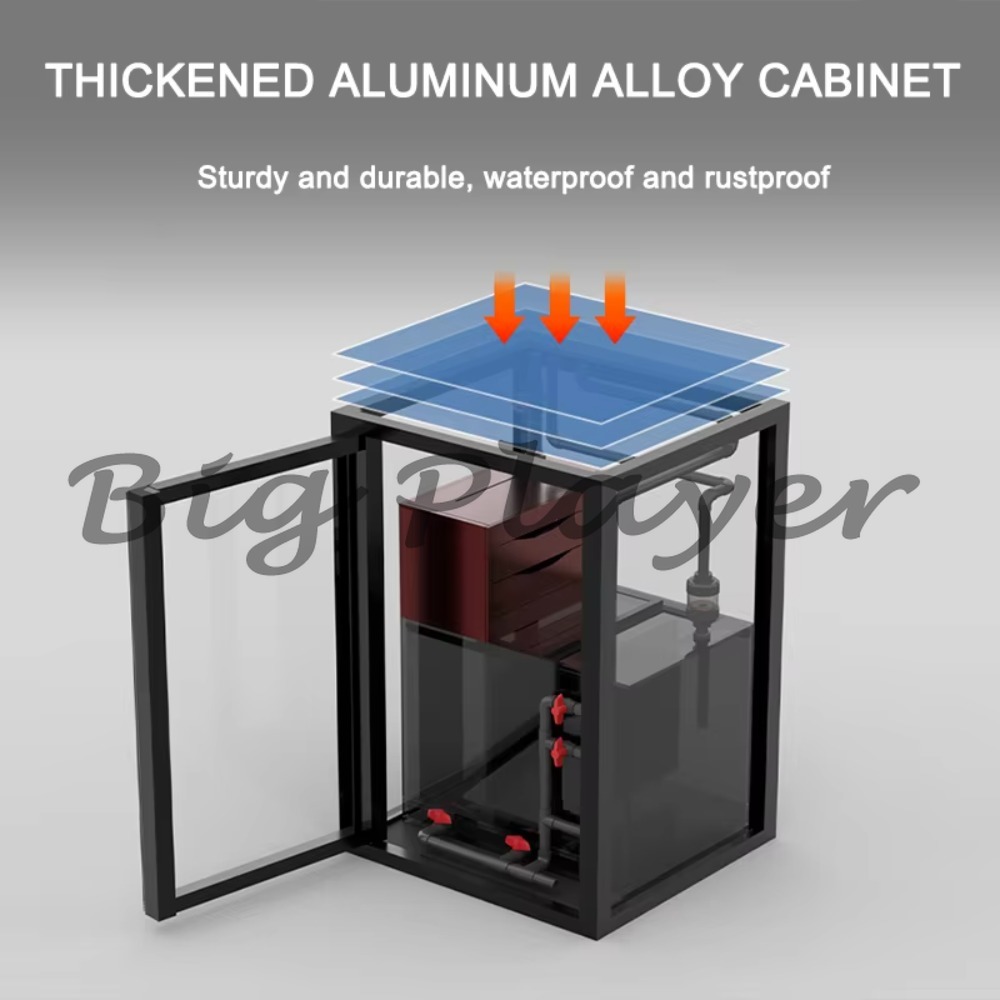 Mini Acuario de Vidrio para Ag - Aquarium Marine Salt reseña y precio