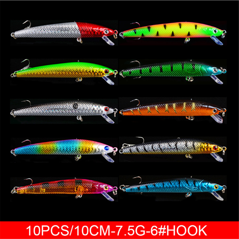 20 unids/lote Minnow Señuelos  - Marine Salt Mix reseña y precio