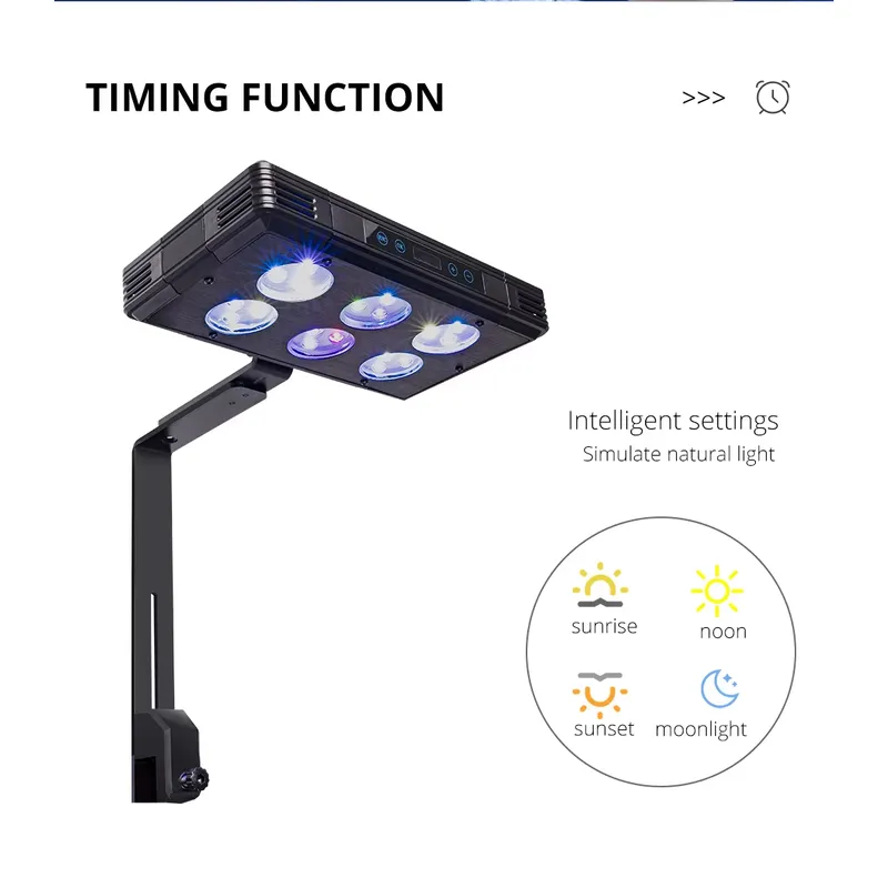 Lámpara LED de espectro comple - Marine Aquarium Led Lights reseña y precio