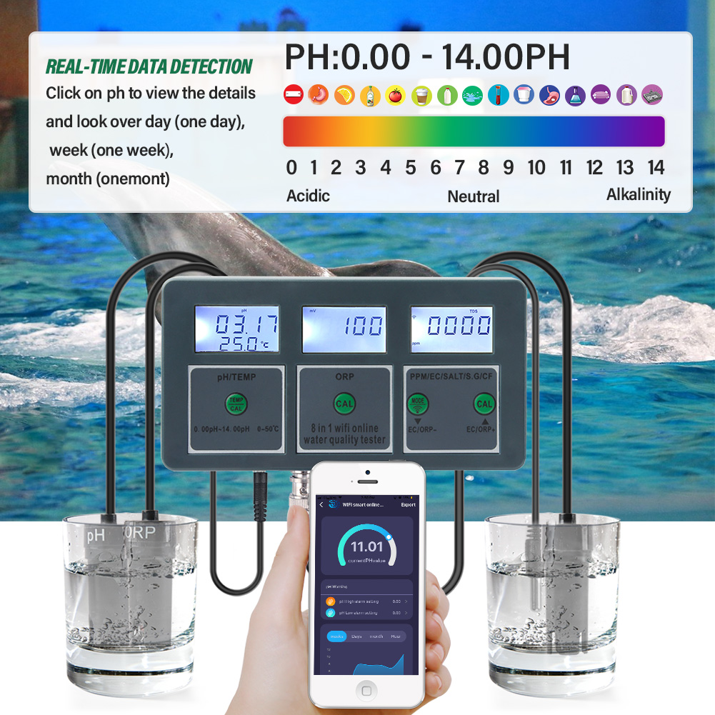 Monitor de Calidad del Agua pa - Marine Aquarium Par Meter reseña y precio