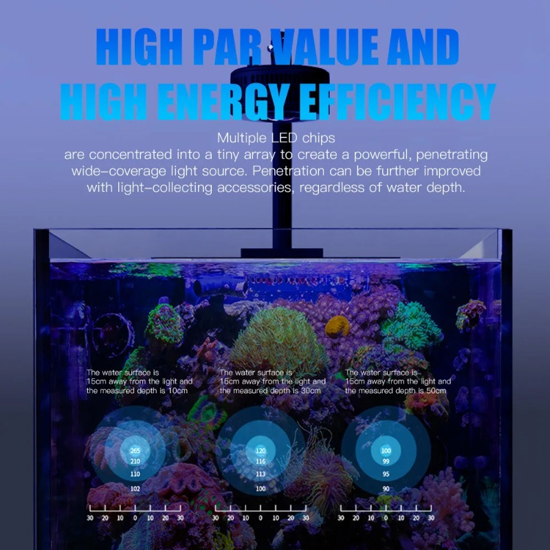 Lámpara LED Marina para Acuari - Marine Aquarium Led Lights reseña y precio